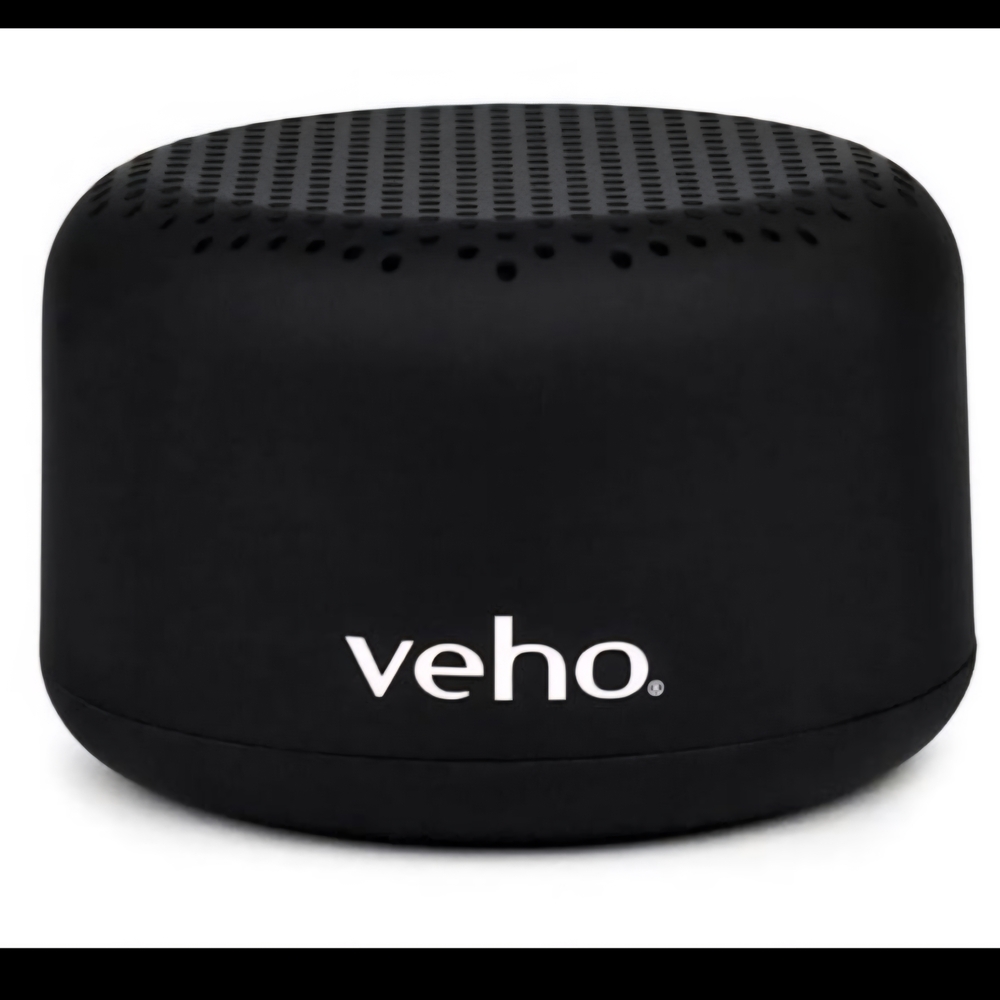 Black Portable Bluetooth Speaker